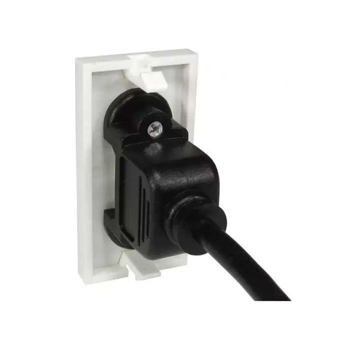 RS Pro 25 mm 1 Way Female USB Type A Audio Video Faceplate