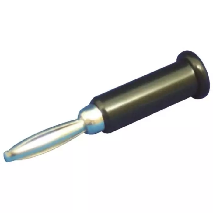 Sato Parts Black Male Banana Plug 4 mm Connector Solder Termination 3A 30V, TJ-560-B (Pack of 5)