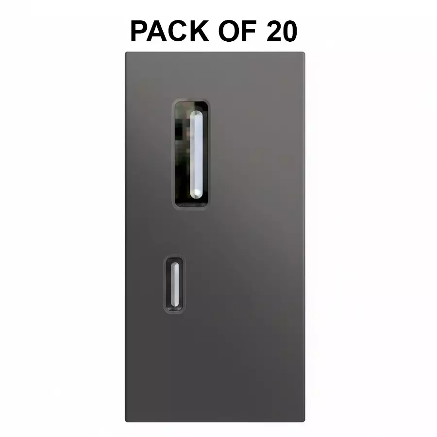 K9 Evoq Usb Charger With C Type 1 Module Grey, 9289 (Pack of 20)