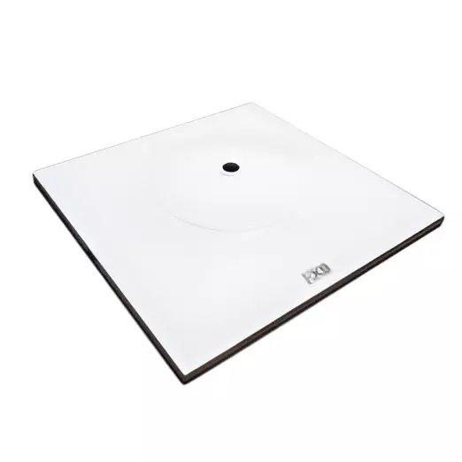 K9 Euro Vivo Ceiling Rose Plate Type White, 9154 (Pack of 20)