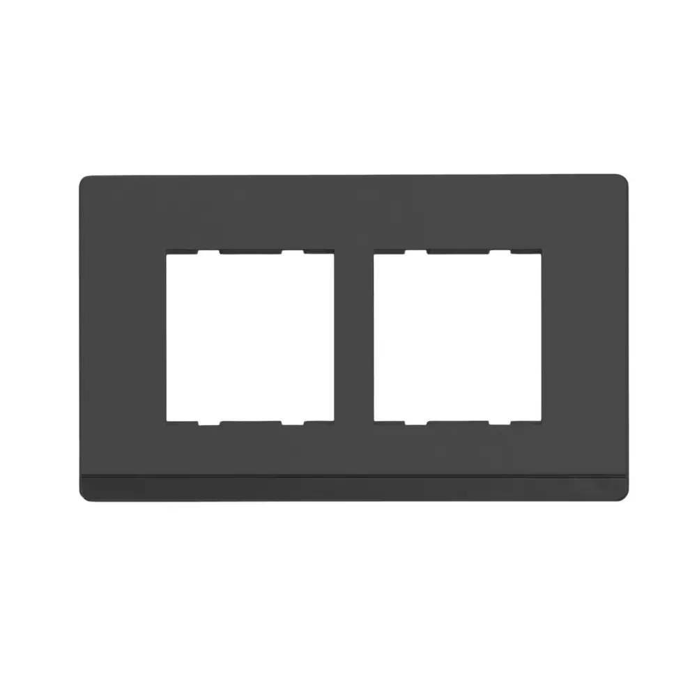 Cona Striqa Modular Plate Black 4 Modules, STM 1104 (Pack of 10)