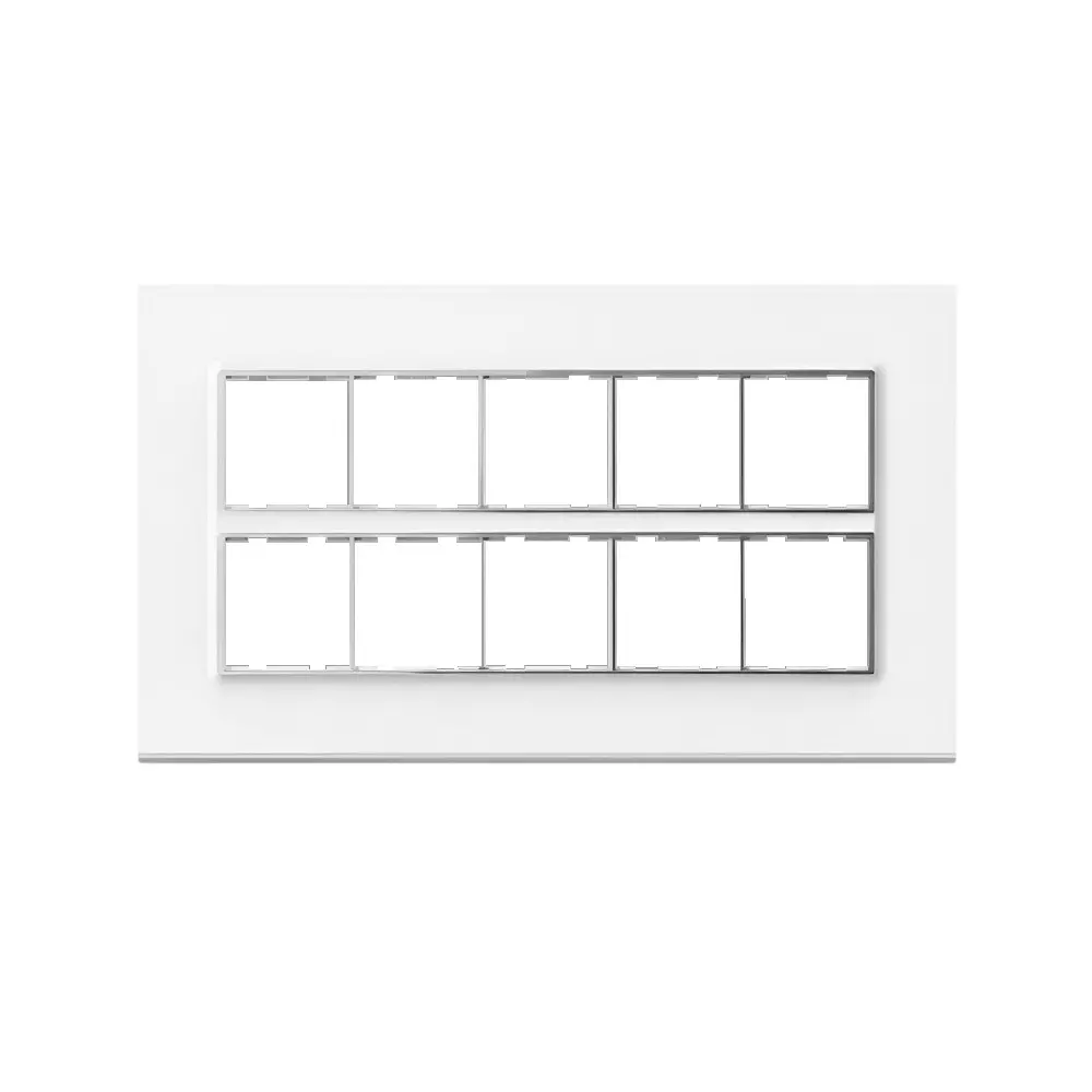 Cona Trimmwood Modular Plate White 20 Modules, TR 1112 (Pack of 10)