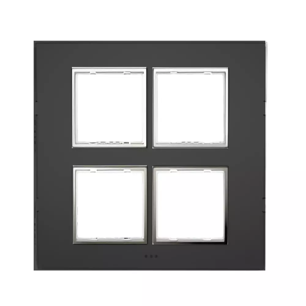 Cona Glasglow Modular Plate Black 8 Modules(Square), GM 1109 (Pack of 10)