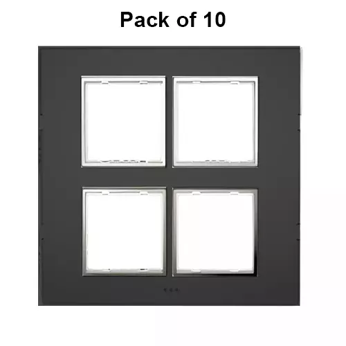 Cona Glasglow Modular Plate Black 8 Modules(Square), GM 1109 (Pack of 10)