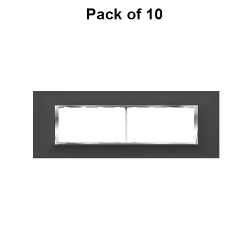 Cona NuGlow Modular Plate Black 8 Modules(Horizontal), MN 1108 (Pack of 10)