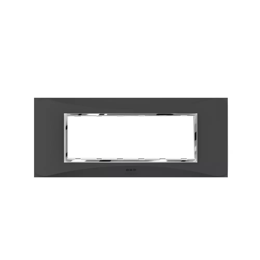 Cona Smooth Glow Modular Plate Black 6 Modules, SG 1106 (Pack of 10)