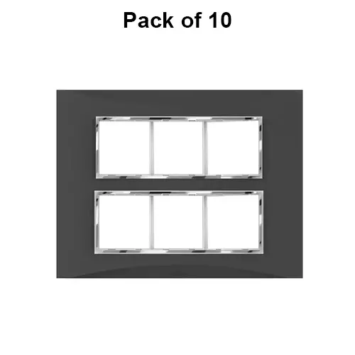 cona-modular-plate-smooth-glow-black-12-module-sg-1112-pack-of-10-pcs