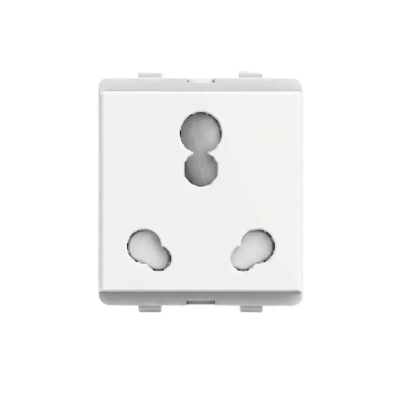 Cona Universal Socket With Shutter, OR-122R (Pack of 20 Pcs)