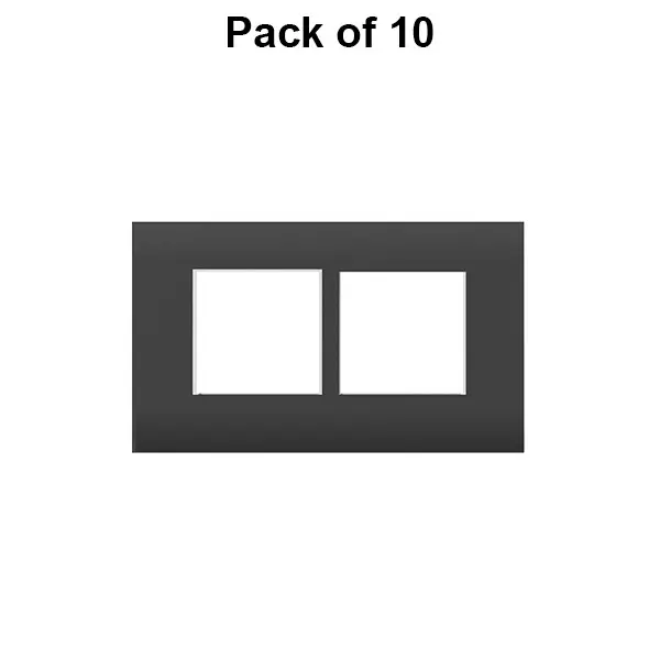 Cona Forte Modular Metal Plate Black 4 Modules, ORPM 1104 (Pack of 10)