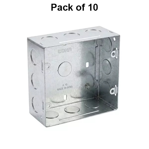 cona-gang-box-connex-8-module-square-silver-cmb-1106-pack-of-10-pcs