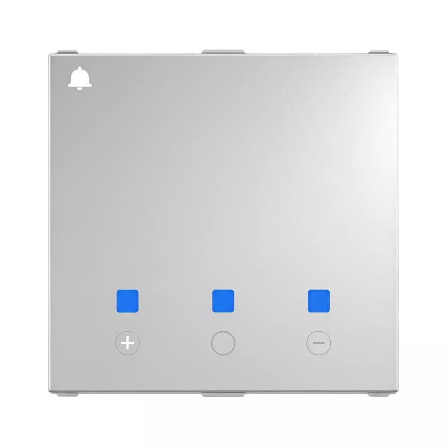 Anchor Roma Urban Smart Touch Dimmer 2 Module 1 Channel Silver PVC Plastic for Industrial and Home Use, 71027S