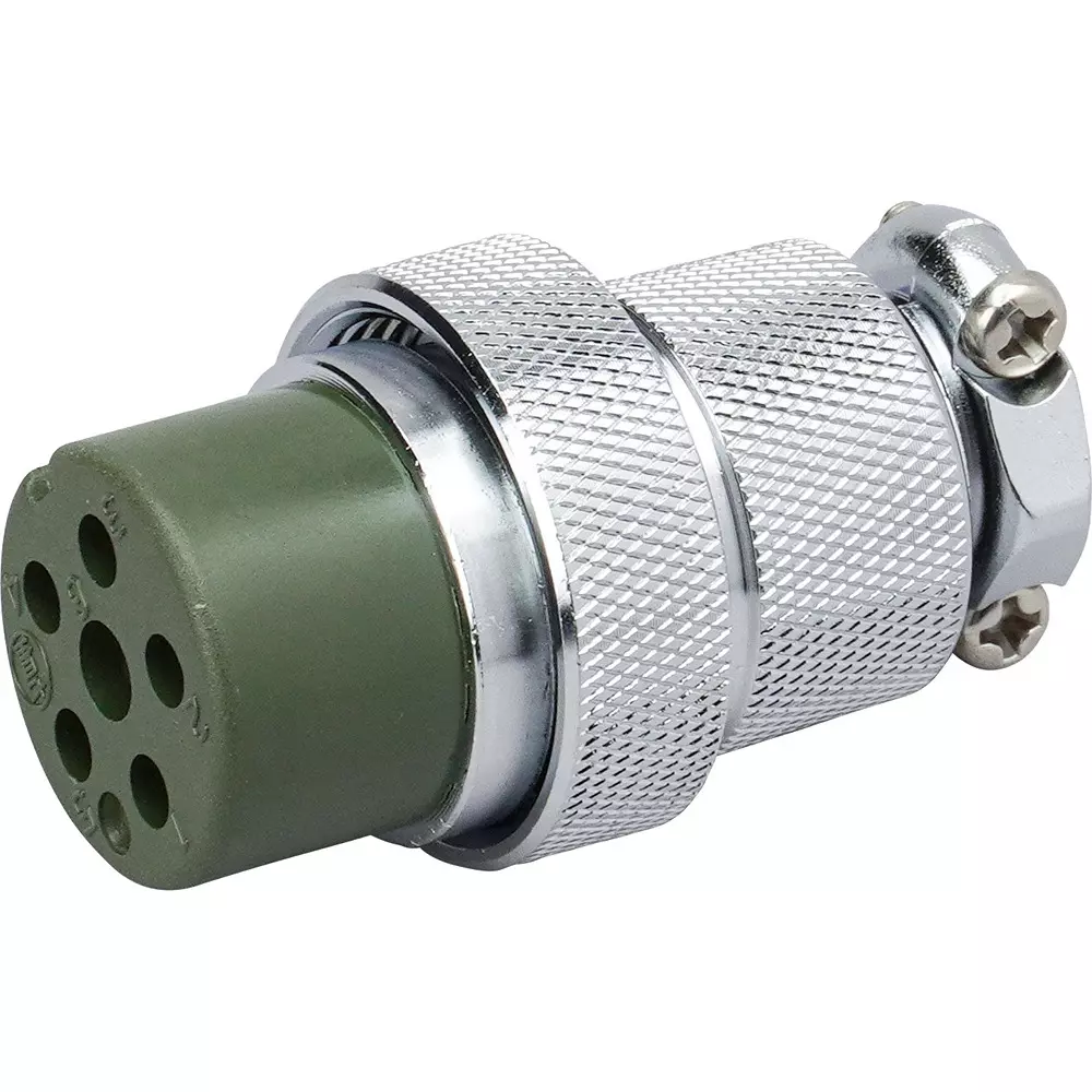 Nanaboshi Large Metal Connector Straight Plug 250 V Rated Voltage, NCS-256-P
