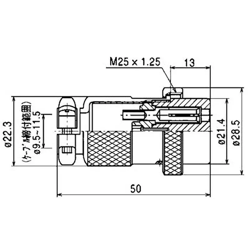 nanaboshi-large-metal-connector-straight-plug-ncs-256-p
