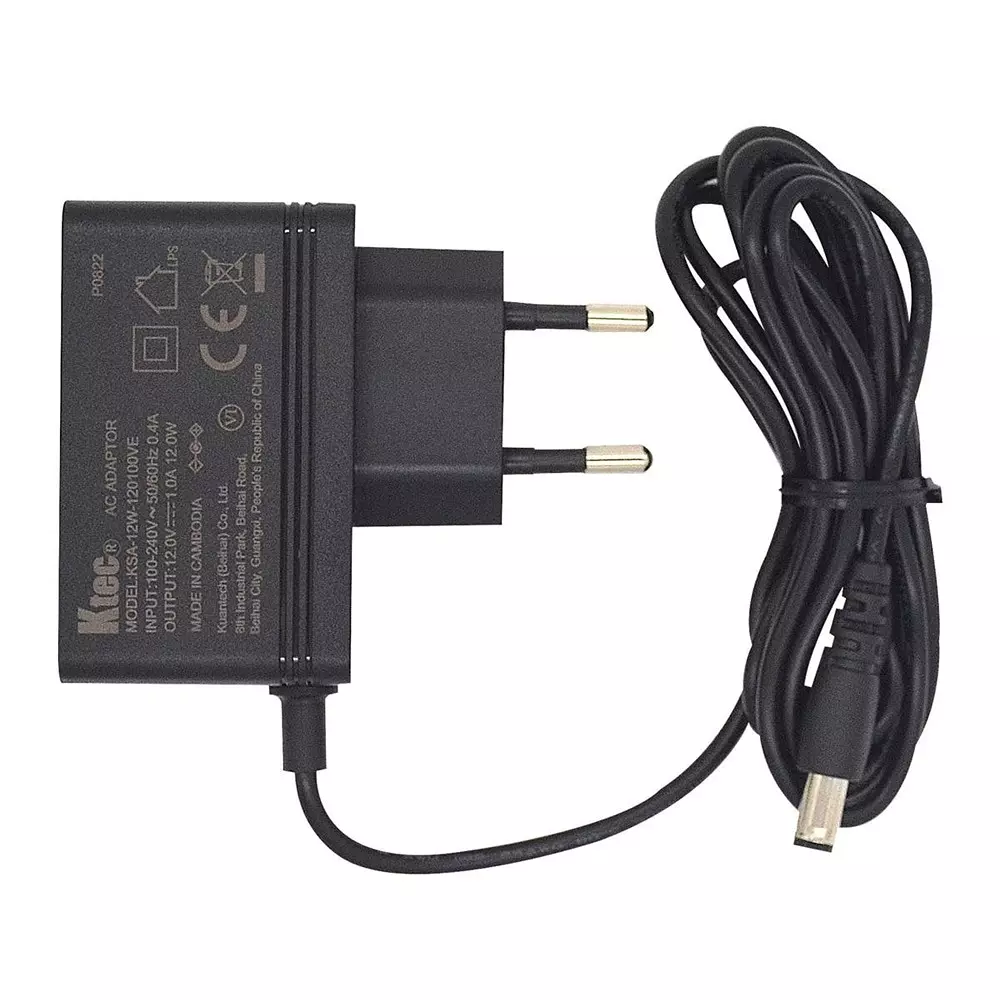 EDATEC Fixed Plug Wall Mount 1 Output 90 VAC to 264 VAC, ED-PSU1201-EU