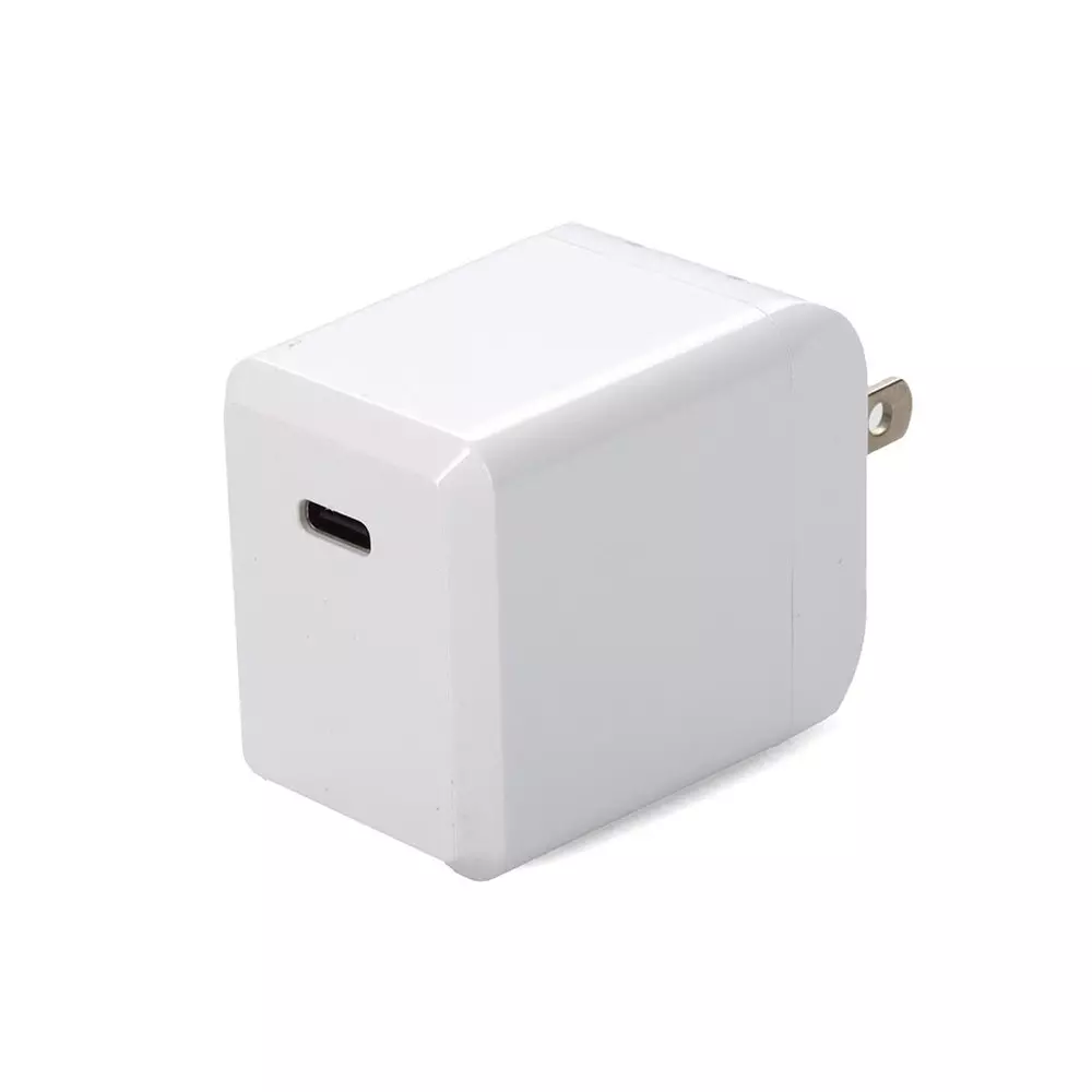 ProLabs Fixed Plug Wall Mount 1 Output 110 VAC to 240 VAC, USAC2USBC18WW-C