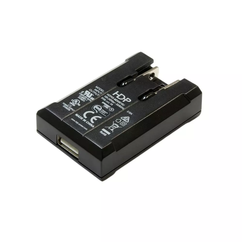 HDP Power AC Adapter Wall Mount 1 Output 90 VAC to 264 VAC, HDP05-MD-BUSB-4