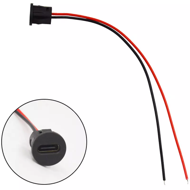 MARINTEC Type-C Socket ≦36 V Voltage 5 (maximum) Current AWG22 Cable, CSF-SP