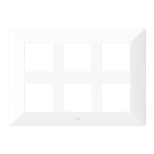 ABB LIORA Blank Plate 12 Module White Plastic 240 V AC Rated Voltage for Home & Office Use, 1SYK100001A2451