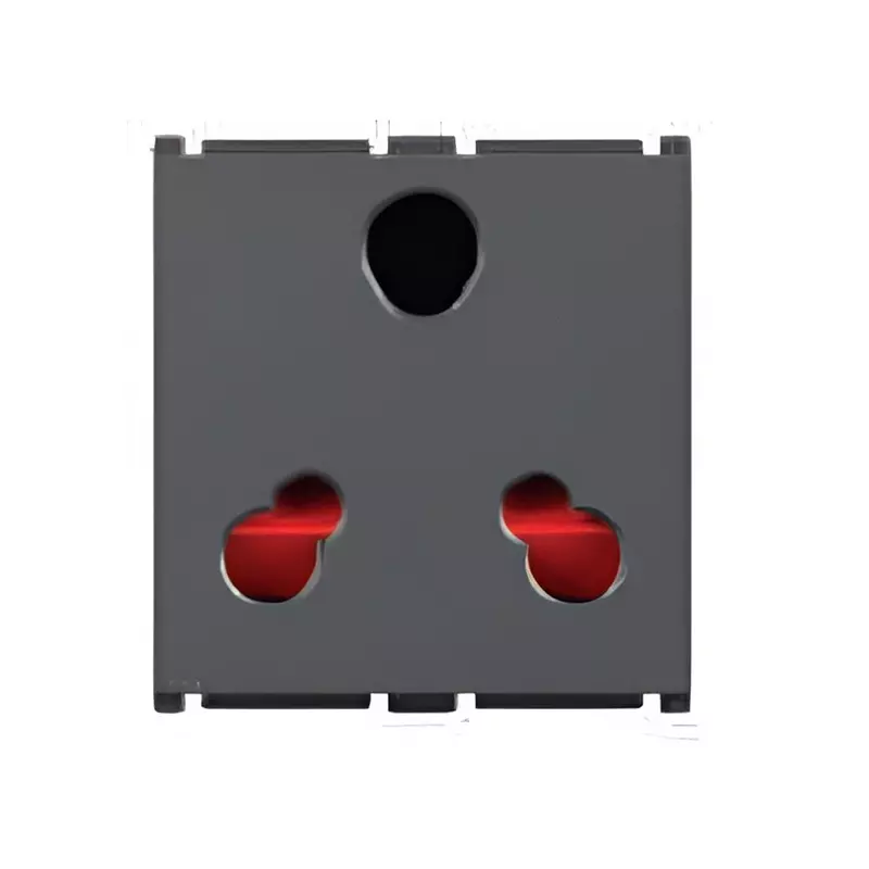 Goldmedal Universal Raised Socket with Safety Shutter Air 6 to 16 A 2 Module, 182043