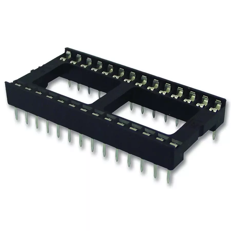 MULTICOMP PRO IC Sockets No. of Contacts:28Contacts, MC-2227-28-06-F1 (Pack of 17)