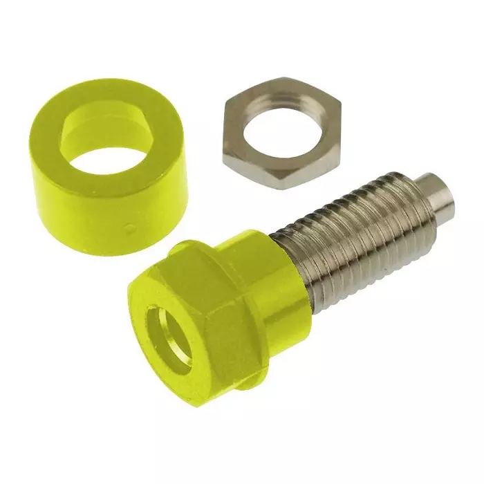 MULTICOMP PRO Banana Plugs & Jacks TEST JACK, 36A, SOLDER, YELLOW, 76-1464