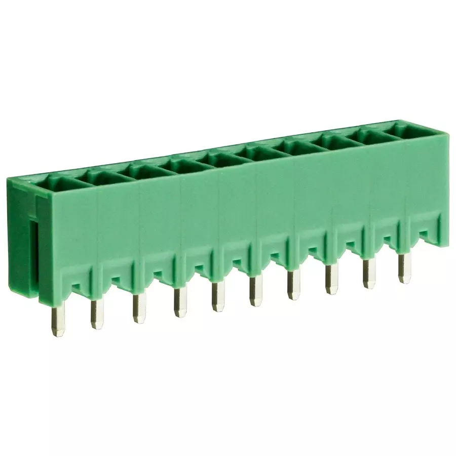 CAMDENBOSS Terminal Block, Header, 10Pos, Th, CTBP93VE/10