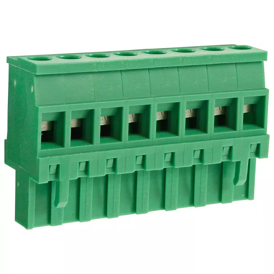 CAMDENBOSS Tb, Pluggable, 8Pos, 28-14Awg, CTBP92VG/8R