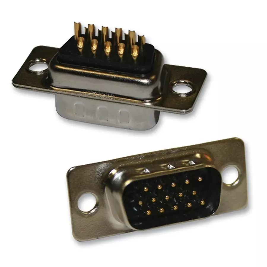 NORCOMP Hd D Sub, Socket, Ip67, Solder, 15Way, 780-M15-203L001