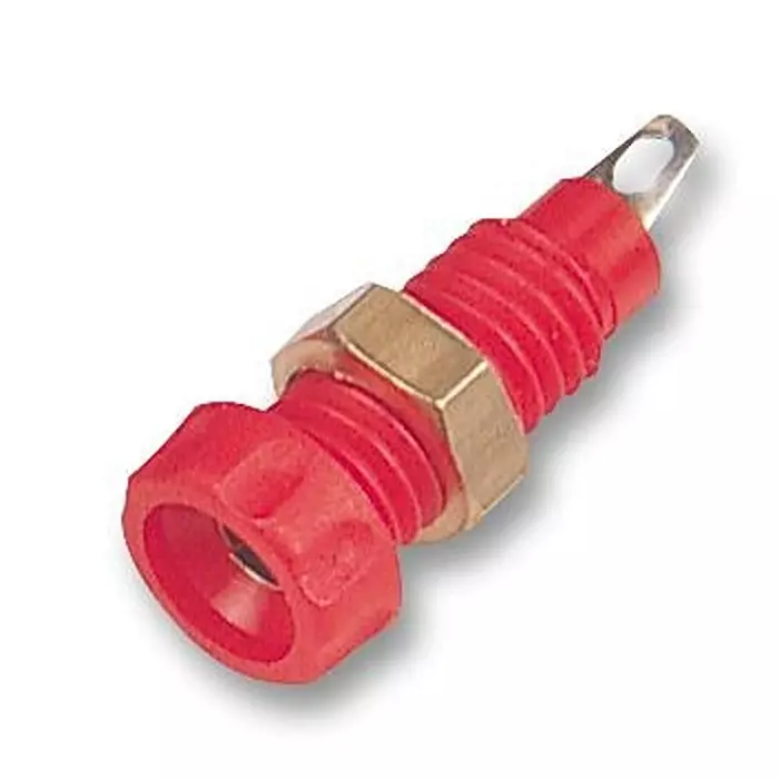 CLIFF ELECTRONIC COMPONENTS BINDING POST, 10A, 4MM, PANEL, RED, S14-RED