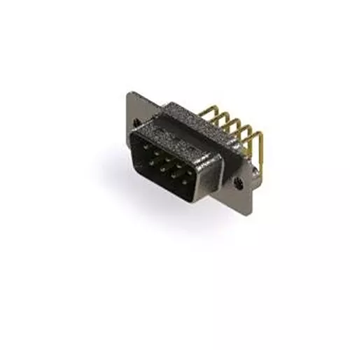 EDAC D SUB CONN, R/A PLUG, 9POS, DE, SOLDER, 629-M09-640-WN2