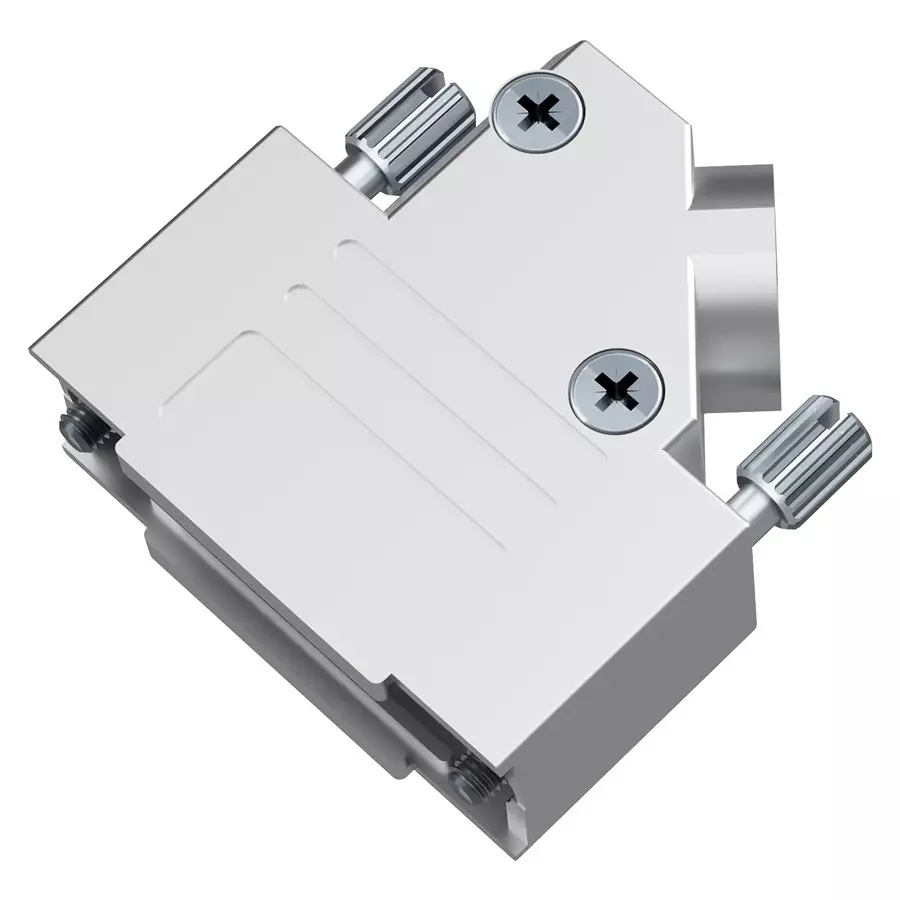 POSITRONIC D SUB BACKSHELL, 45 DEG, SIZE DA, D15000DSE40/AA.