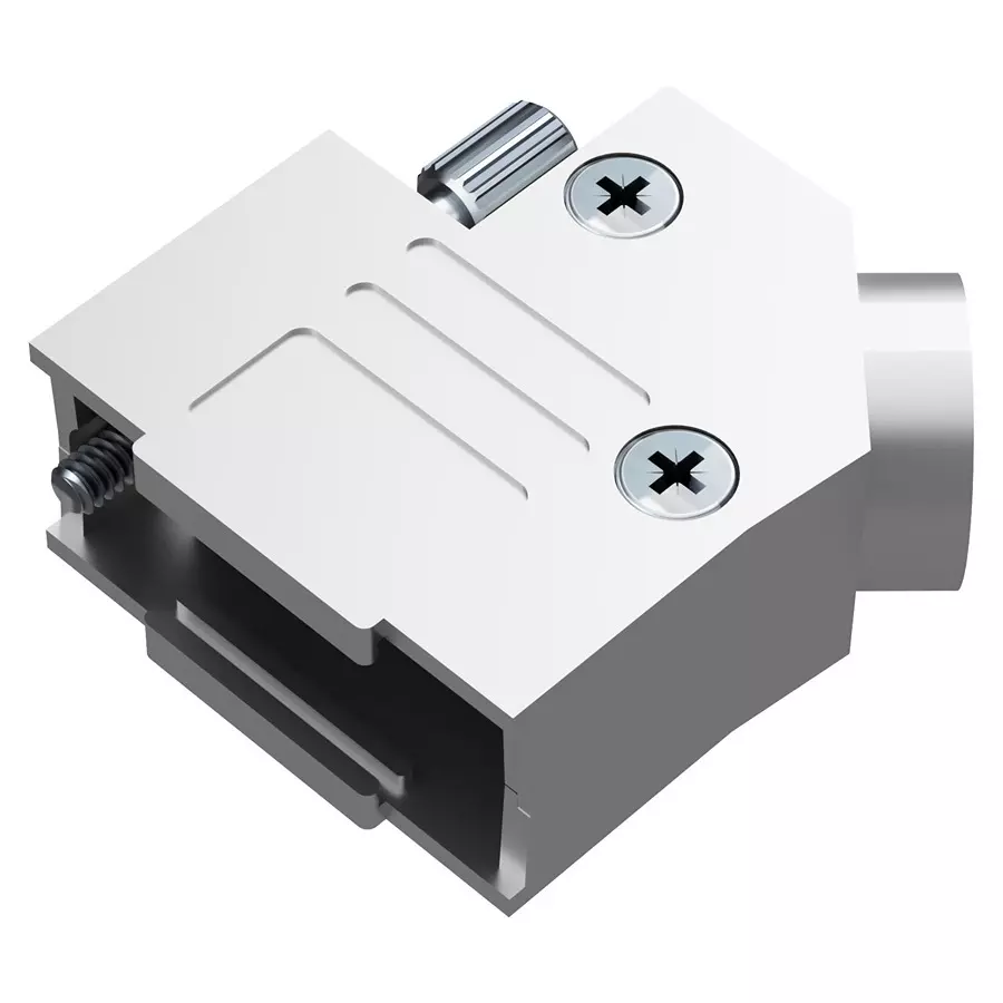 POSITRONIC D SUB BACKSHELL, 45 DEG, SIZE DE, D9000DSE50/AA.