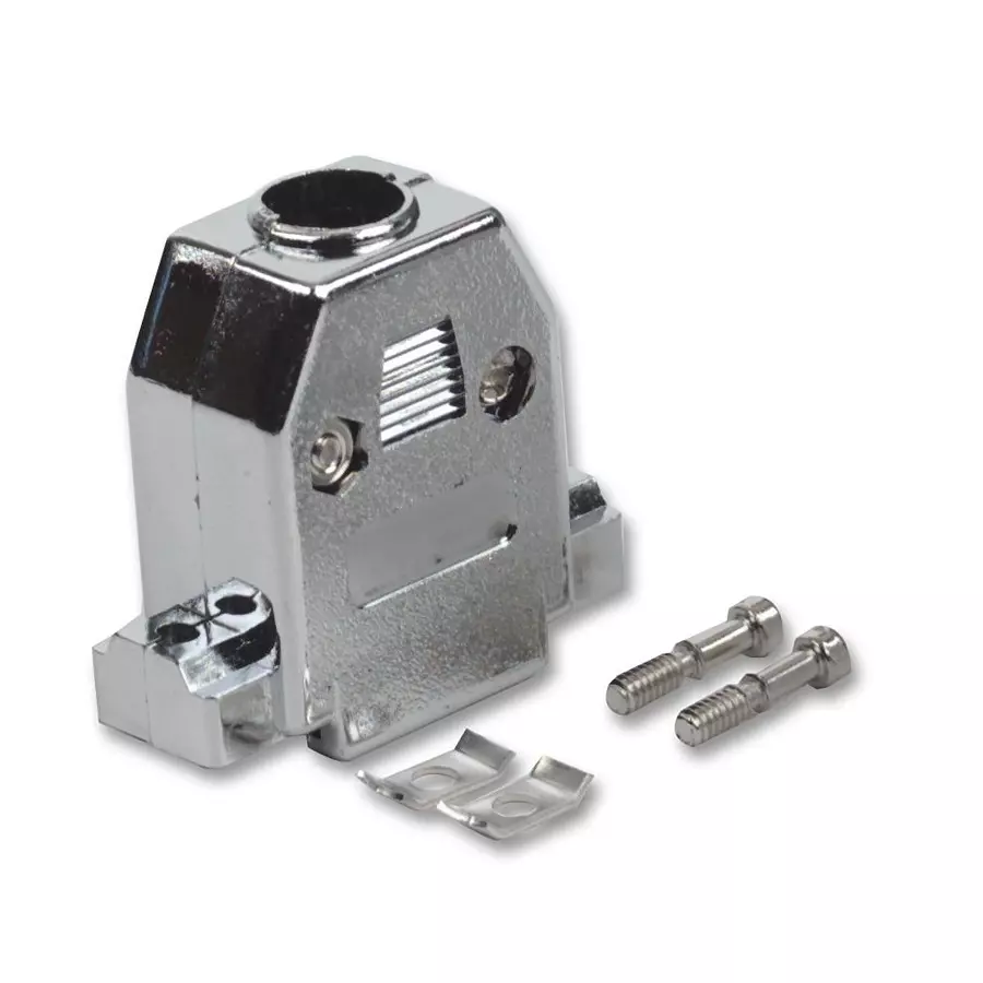 MH CONNECTORS D SUB BACKSHELL, DE, METALISED, 9WAY, MHCCOV-9SC-MP