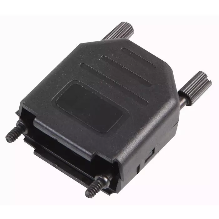 MH CONNECTORS BACKSHELL, D, BLACK, 9WAY, MHDPPK9-K