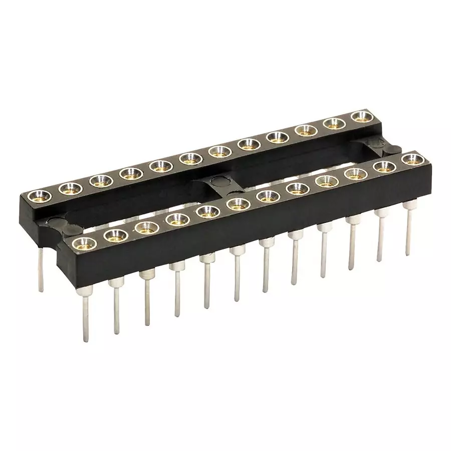 MILL-MAX DIP SOCKET, 14POS, THROUGH HOLE, 110-44-314-41-001000 .