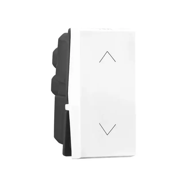 Legrand Switch Allzy 6 Amp 2 Way 1 Module Glossy White, 6811 11 (Pack of 20 Pcs)