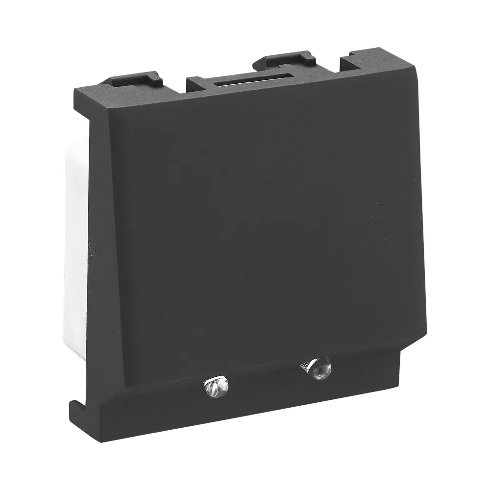 Legrand Skirting Light Allzy 2 Module Matt Black, 6812 50 (Pack of 5 Pcs)