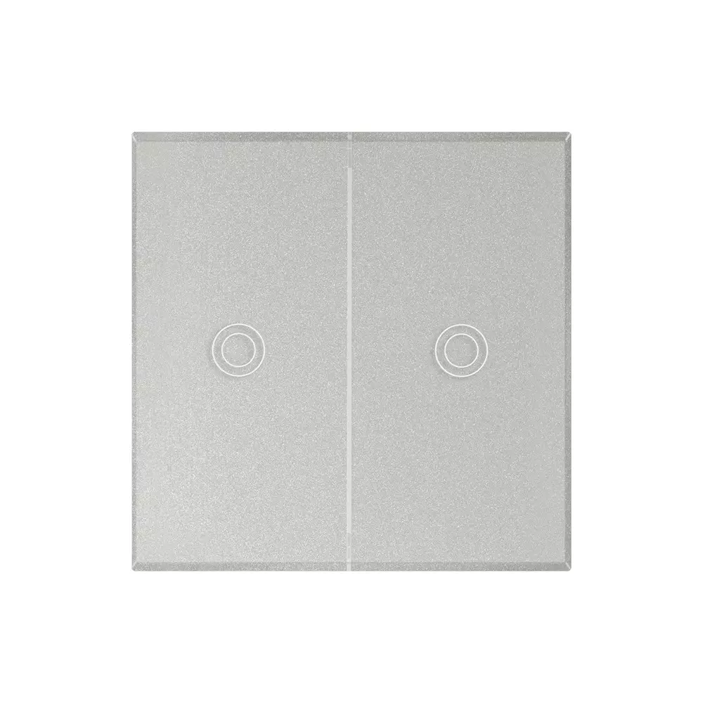 Legrand Touch Switch Myrius Silver 2 Module 1000 W, 6793 08