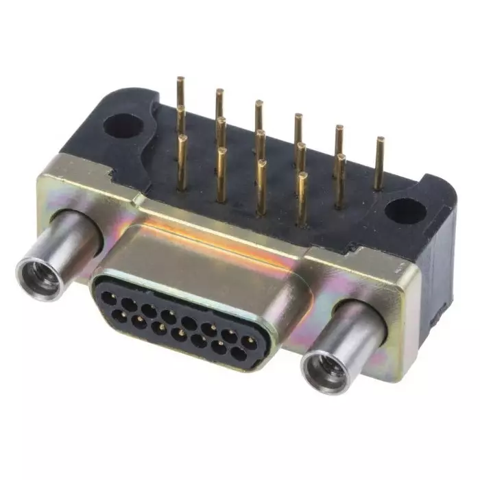 RS Pro 15 Way Right Angle Through Hole D-sub Connector Plug 2.54 mm Pitch