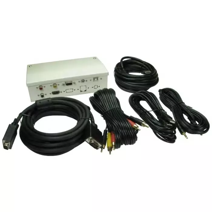 RS Pro 7 Way Female Audio Video Faceplate 120 mm