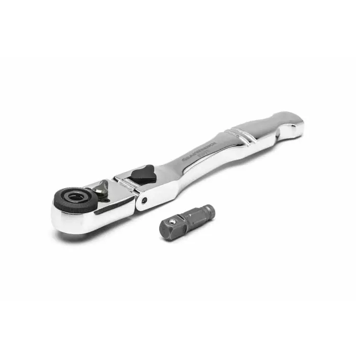 GEARWRENCH 1/4 in Square Ratchet Socket Wrench with Ratchet Handle 6 in Overall, 81025
