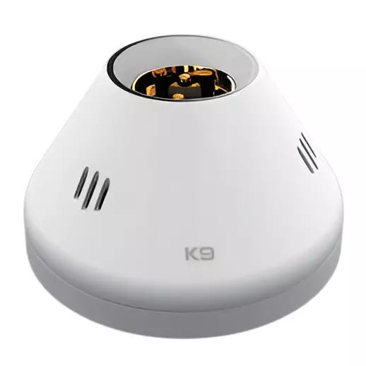 K9 Euro Ora Chrome Jumbo Batten Holder White, 9159 (Pack of 20)