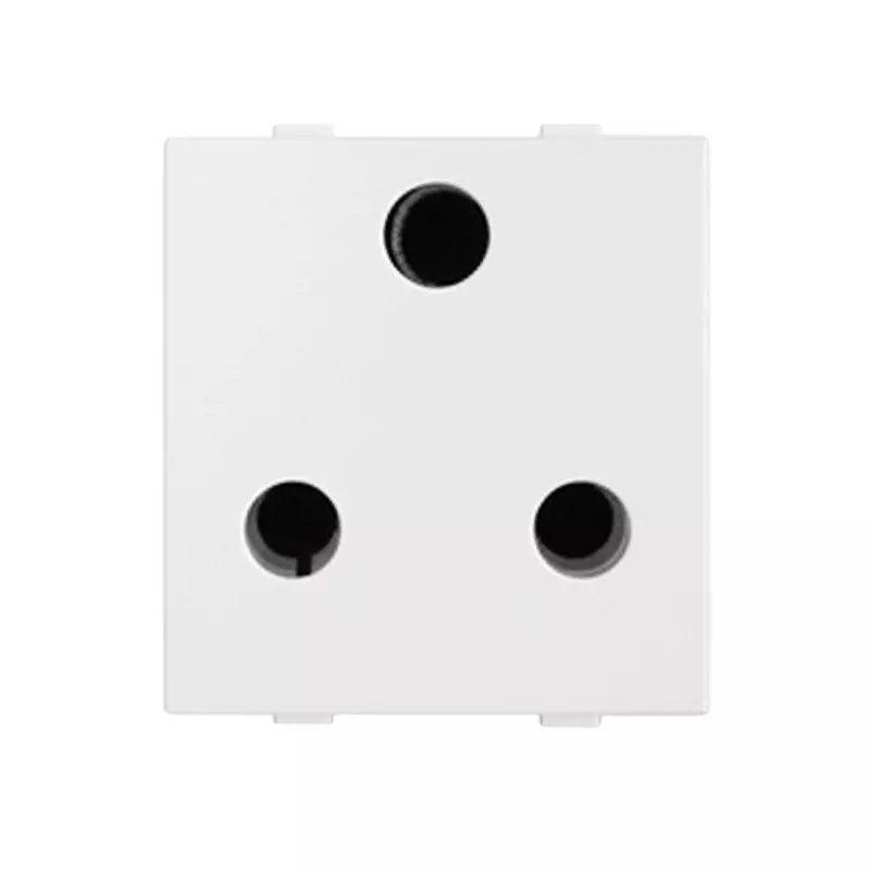 HOSPER Universal Series Socket Module Polycarbonate 16 A White, R12