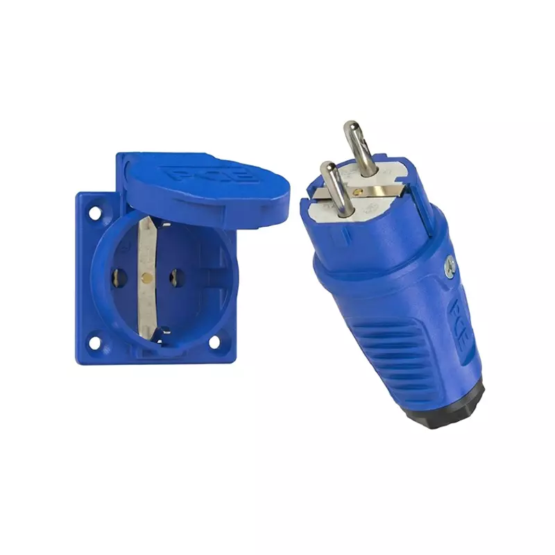 Hensel Insulated Socket Schuko Plug 16 Amp 2P + E, 0511-bs (Pack of 10)