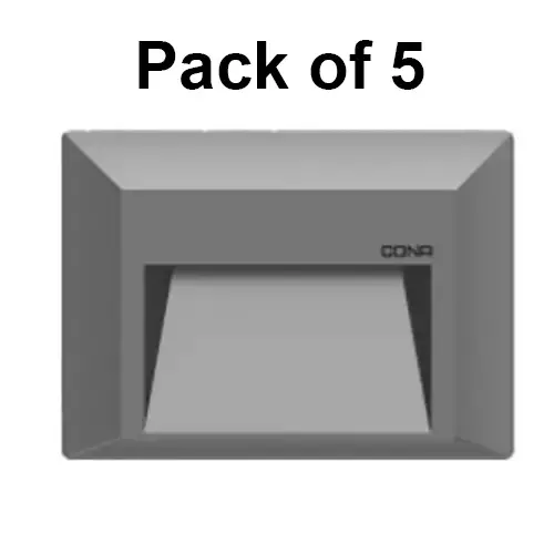 Cona Foot Lamp With Plate Olive 3 Module, M-171 (Pack of 5 Pcs)