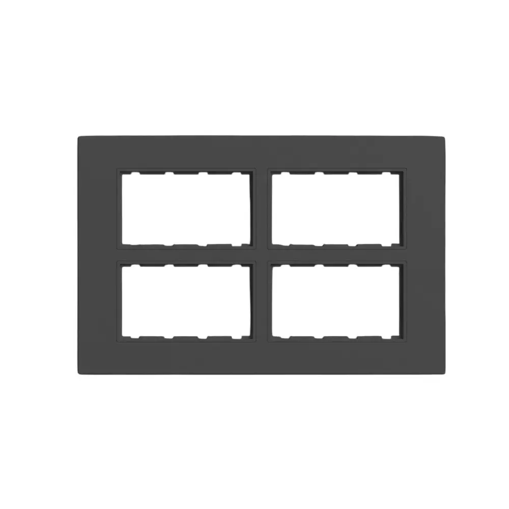 Cona GlazTouch Modular Plate Black 16 Modules, GT 1116 (Pack of 10)