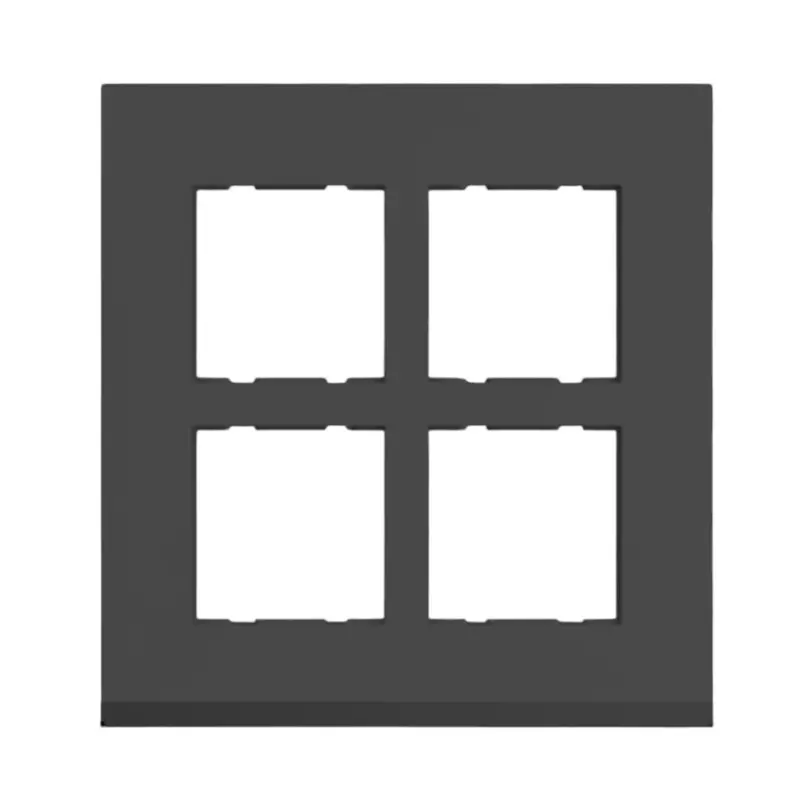 Cona Striqa Modular Plate Black 8 Modules(Square), STM 1107 (Pack of 10)