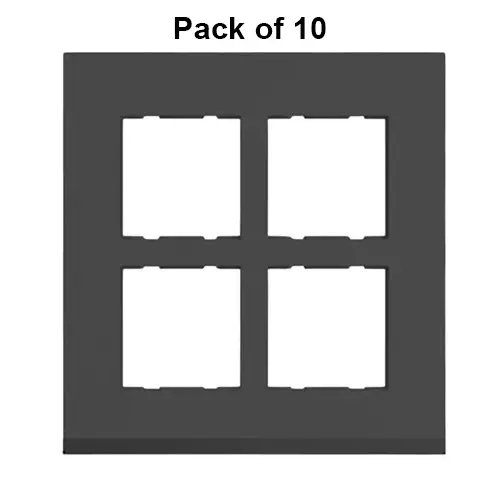 Cona Striqa Modular Plate Black 8 Modules(Square), STM 1107 (Pack of 10)