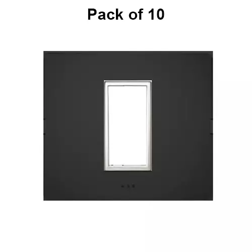 Cona Glasglow Modular Plate Black 1 Module, GM 1101 (Pack of 10)