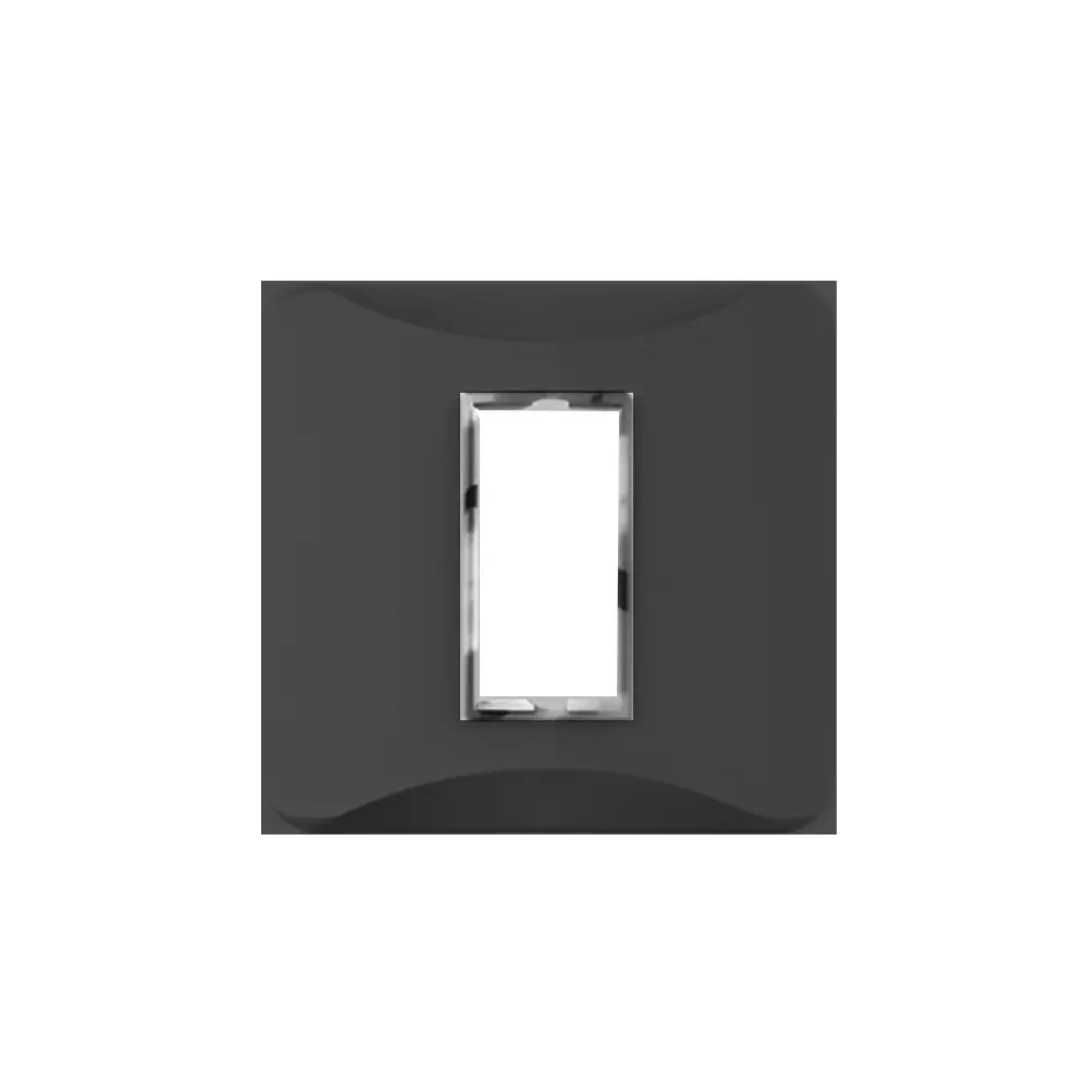 Cona Smooth Glow Modular Plate Black, SG (Pack of 10) (Module 1 to 18)